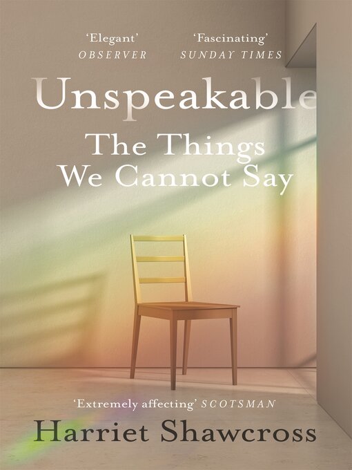 Cover image for Unspeakable